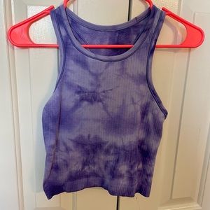 Lululemon ebb to street racer back cropped tank